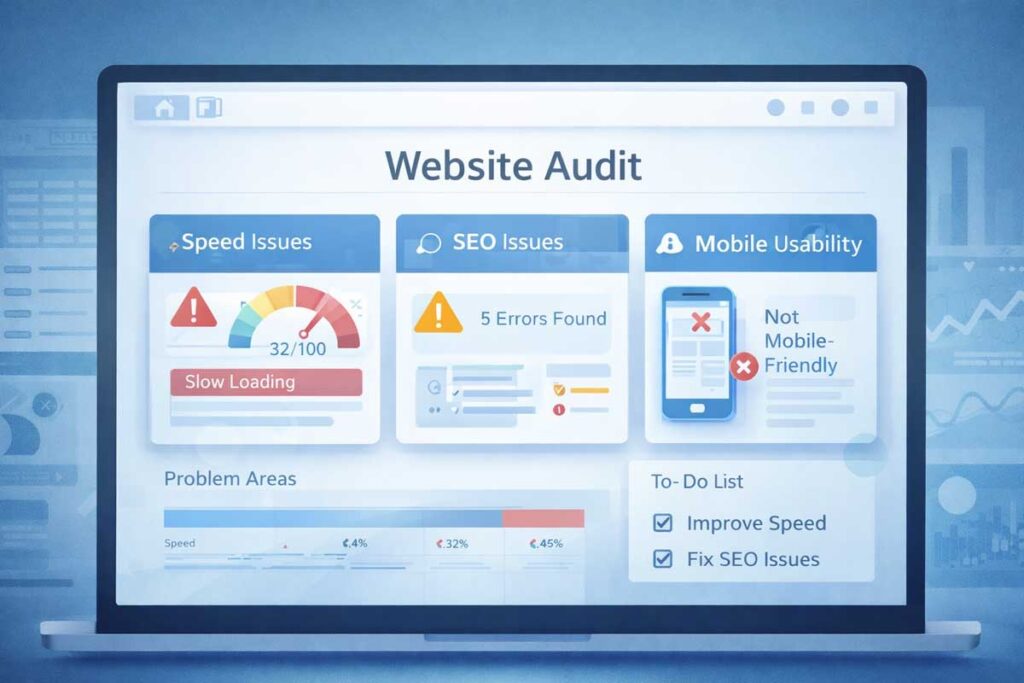 refaire son site web audit analyse SEO performance mobile
