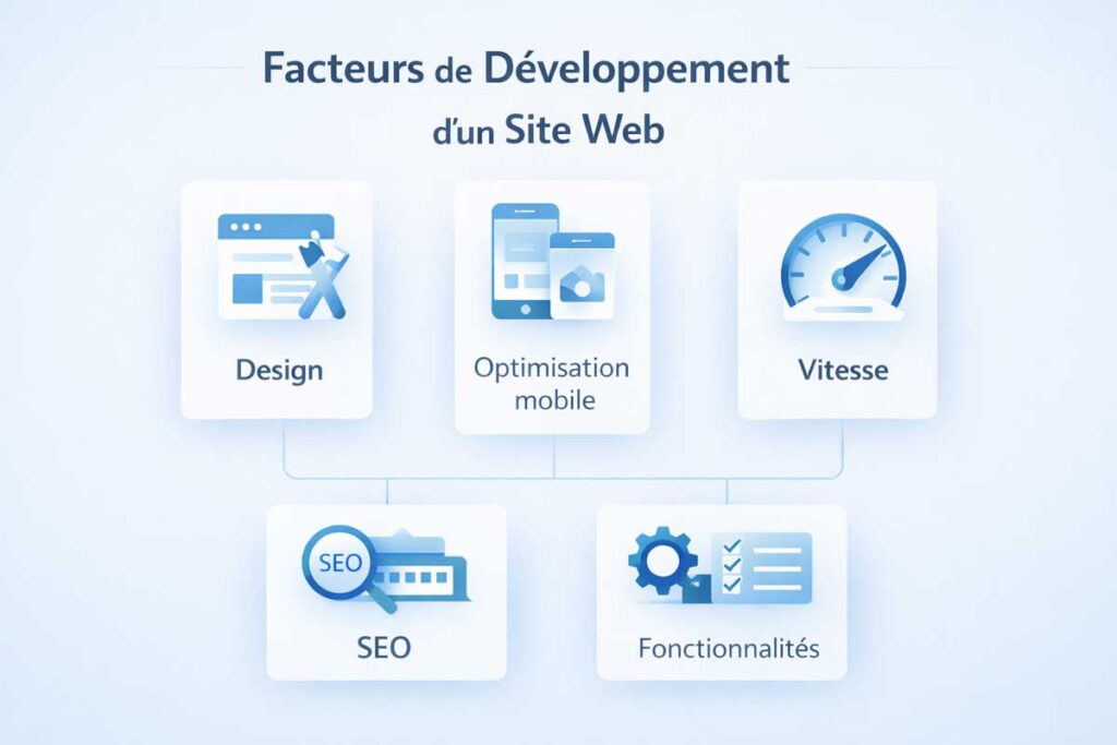 Facteurs qui influencent le prix d’un site web