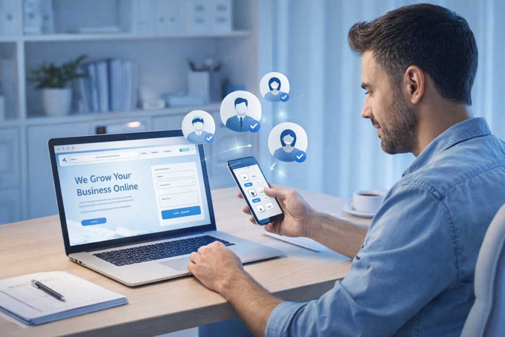 Un site web professionnel générant des clients pour une entreprise