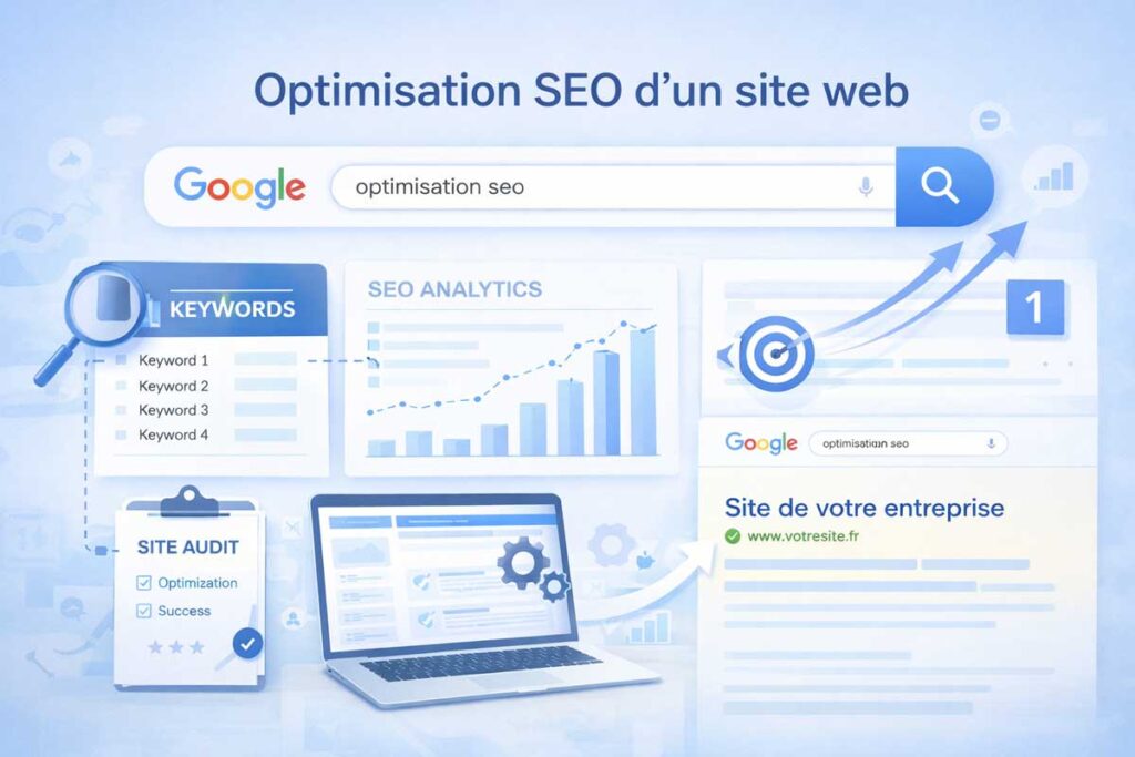comment apparaître sur google optimisation seo mots clés référencement