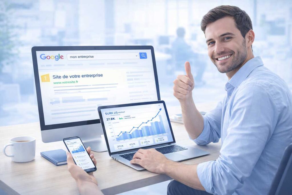 comment apparaître sur google première page résultats seo